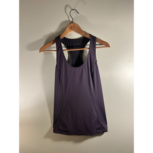 lululemon athletica Tops - Lululemon Women's Razorback Tank Top Purple Mesh Back